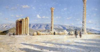 Peder Mork Monsted : Athenian Ruins